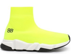 Кроссовки Balenciaga Speed trainer жёлтые детские