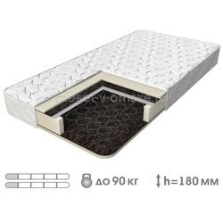 ВК865 Матрас "Виктория-4" (пружины Боннель, спанбонд, ППУ, термовойлок, бязь)