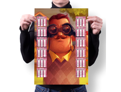 Календарь настенный Привет Сосед/ Hello Neighbor №7