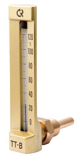 Термометр виброустойчивый угловой ТТ-В 150/50. П11 G1/2 0-120C,