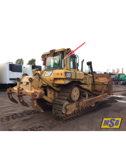 Стекло заднее правое на Caterpillar D6R