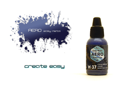 Pacific88: Краска акриловая Aero Easy Metal M-37 "Сталь жженая синяя" (18 мл.)