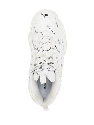 Women's balenciaga triple s trainer white on sale