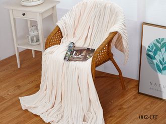 Плед Cleo ORRIZONTE полутороспальный велсофт 150х200 150/002-OT