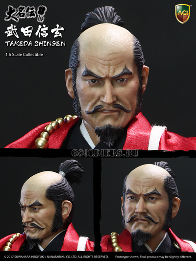 Купить коллекционную фигурку ТАКЕДА СИНГЕН (TAKEDA SHINGEN) ACI Toys от COOMODEL в масштабе 1/6