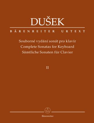 Dusek Complete Sonatas for Keyboard, Volume 2