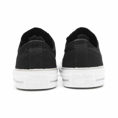 Заказать оригинал Конверс Кеды Converse All Star низкие черные с кожаным носом 559887C