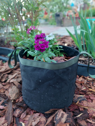 Кашпо мешок садовое 6 л. Умный тканевый горшок Гроубэг