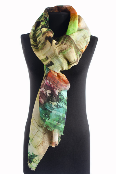 Павловопосадский палантин 10168-10