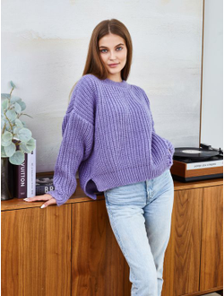 Джемпер женский фиолетовый