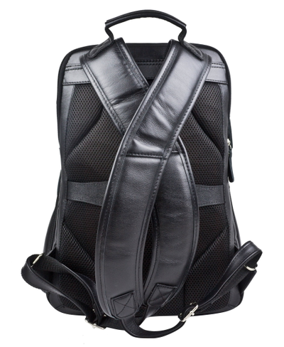 Кожаный рюкзак Bertario black (арт. 3102-01)