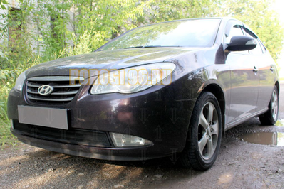 Защита радиатора Hyundai Elantra IV (HD) 2006-2010 black