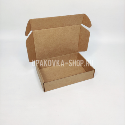 Коробка с откидной крышкой 175*120*40 мм БУРЫЙ