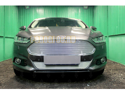 Защита радиатора Ford Mondeo V 2015- chrome верх PREMIUM