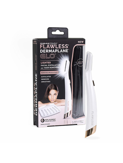 Триммер для лица Flawless Dermaplane GLO