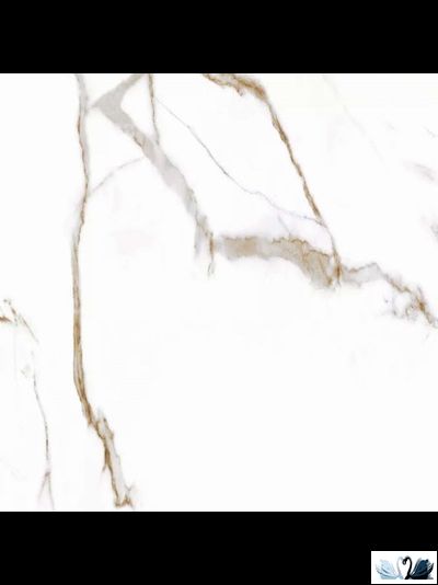 Керамогранит Stellare Ceramica Carrara Bronze 60x60 см белый матовый