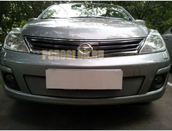 Защита радиатора Nissan Tiida hb рестайлинг 2010-2014 chrome