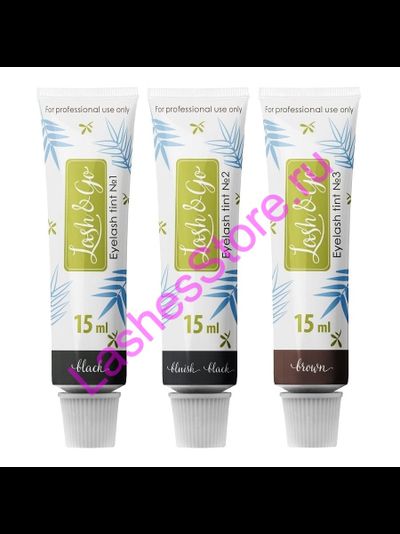 Краска LASH&amp;GO для ресниц (15 мл)