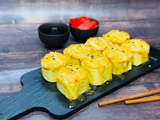 Гавайи с ананасом (запеченный)