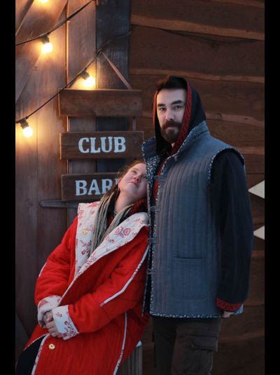 Стёганый мужской жилет &quot;Родное тепло&quot;