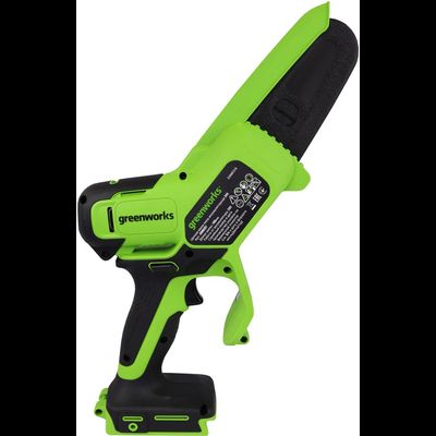 Мини пила аккумуляторная цепная Greenworks G24MCS10