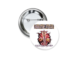 Значок закатной Сектор Газа, Юрий Хой №18