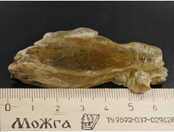 Гипс, кристалл, Россия, Ставропольский край (67*24*14 мм, 27 г) №29481