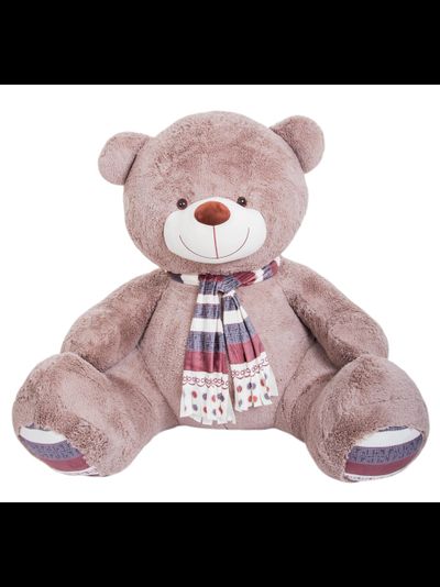 Гигантский плюшевый медведь 240 см кофейный Барни