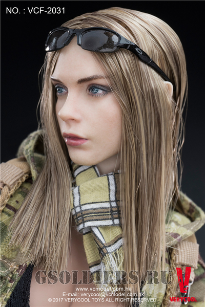 Коллекционная фигурка 1/6 MC Camouflage Women Soldier Villa (VCF-2031) - VERYCOOL