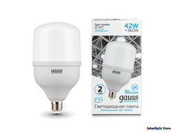 Gauss Elementary LED T120 42w 840/865 E27