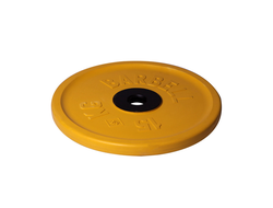 Диск олимпийский жёлтый 51 мм MB BARBELL 15 кг в Воронеже