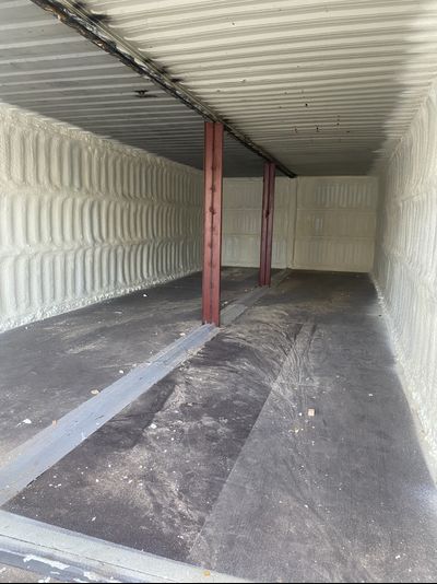 Утепление морского контейнера пенополиуретаном