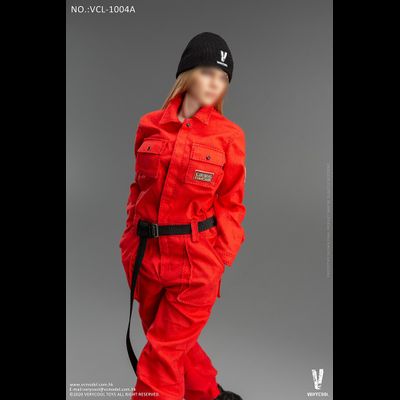 Женский комплект с комбинезоном (оранжевый) 1/6 Work-Wear Set (Tangerine) (VCL-1004A) - VERYCOOL