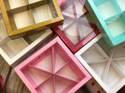 Коробка Ассорти (золото), 200*200*55мм