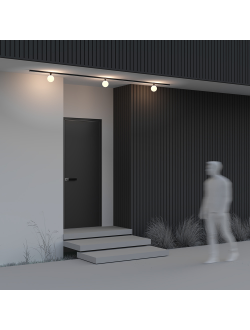 Уличный трековый светильник Luna Elasity IP 3000К 9Вт 120° черный, O-TR01-1-S-9WB3K, Maytoni