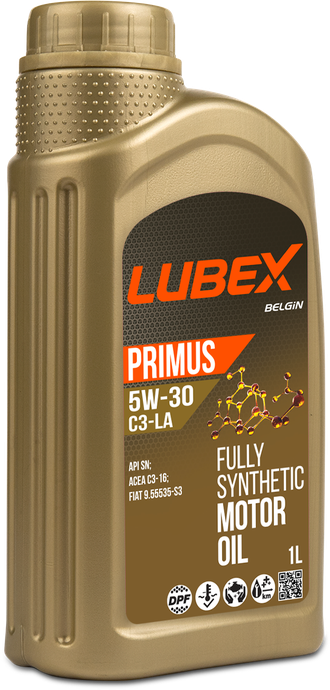 Синтетическое моторное масло &quot;LUBEX PRIMUS C3-LA&quot; 5W30, 1 л