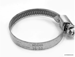 Хомут  NORMA 35-50/9 s7 w1 (цена за 100 шт.)