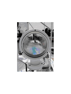 Прожектор галогенный Matromarine Products MOD.2005 7200000024 24В 4А 100Вт 150000кд до 300м с пультом управления белый корпус
