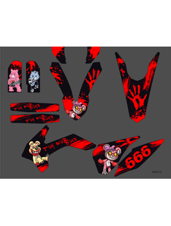 Наклейки BSE PH, BSE Z1,  Kayo K1,GR1 ,Motoland 250 2017 2018