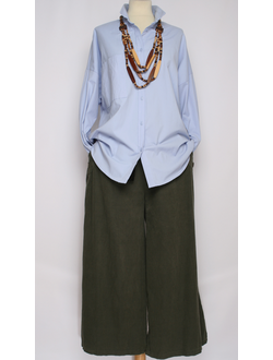 РУБАШКА "КЛАССИКА" голубая р.48-52