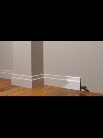 Напольный плинтус Decor-Dizayn DD703, для покраски, влагостойкий, ударопрочный, 2 метра