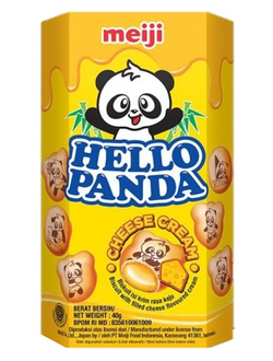 Печенье Meiji Hello Panda сырный крем 40 гр (10 шт)*8