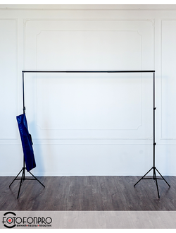 Системы крепления фонов на стойках (2,8х3,1м.телескопический)