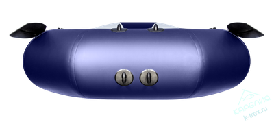 Лодка ПВХ Мастер Лодок Таймень NX270 "Комби" Св.Серый / Синий