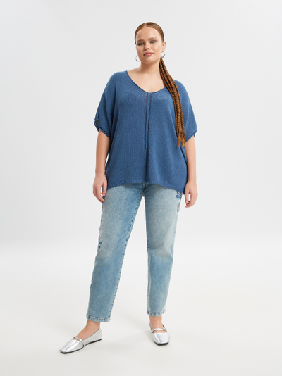 Джемпер летний вязанный