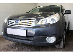 Защита радиатора Subaru Outback IV 2009-2012 black PREMIUM