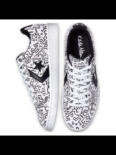 Кеды Converse x Keith Haring One Star Pro кожаные белые низкие