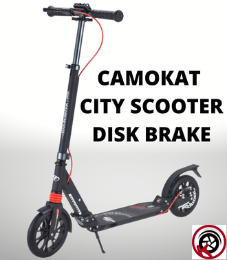 Самокат Tech Team TT City Scooter DISK BRAKE 2022 черный