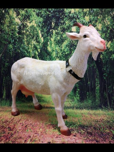 КОЗОЧКА садовая фигура 42*46см  1,7кг  полистоун - не боится влаги и перепадов температур  Россия 2348/012697