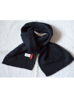 Синий шарф из альпака  Италия Vizio 6108 Space